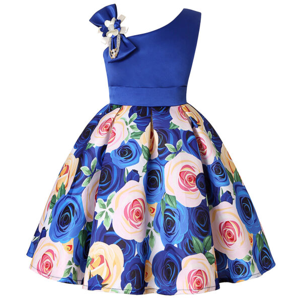 Girls' Dresses Girls' Princess Dresses Digital Print Children's Dresses - Image 8