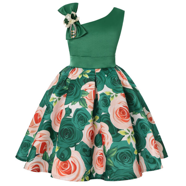 Girls' Dresses Girls' Princess Dresses Digital Print Children's Dresses - Image 6