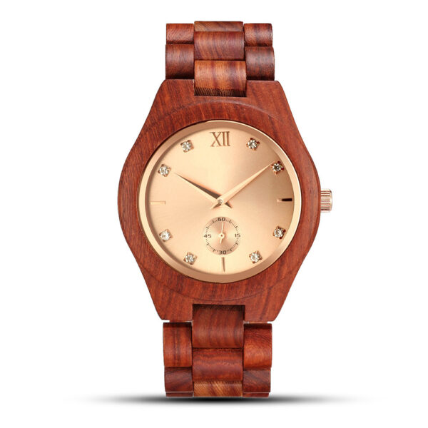 Women's Quartz Wood Watch - Image 2