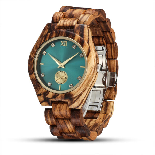 Women's Quartz Wood Watch - Image 3