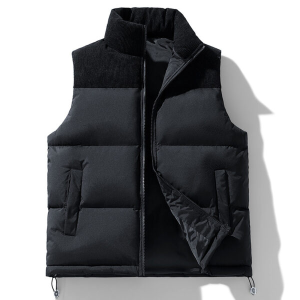 New Men's Color Blocked Vest For Autumn And Winter - Image 3