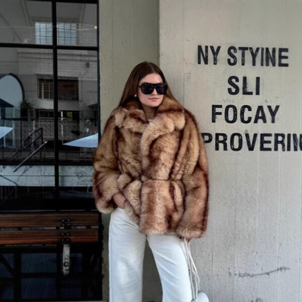 Women's Fur Coat Warm Plus Size